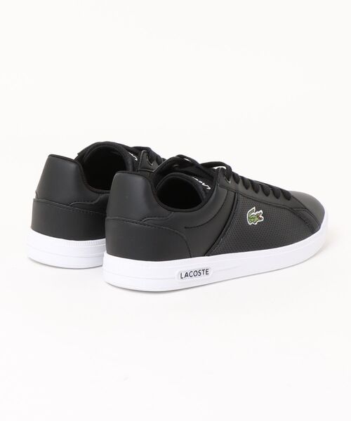 LACOSTE（ラコステ）の「LACOSTE ラコステ LITE BASE 224 1 SMA メンズレザースニーカー(ライトベース2241SMA)（スニーカー・メンズ・ブラック×ホワイト/ホワイト・25.5cm/26.0cm/26.5cm/27.0cm/28.0cm）」の3枚目の写真