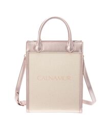 CALNAMUR | LOGO CANVAS TOTE/ロゴキャンバストートバッグ(ハンドバッグ)