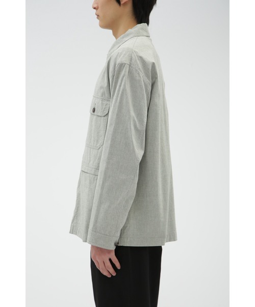 セール】OVERDYE MELANGE COTTON LINEN（ブルゾン）｜MHL