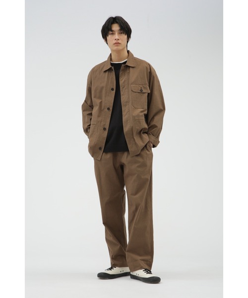 セール】OVERDYE MELANGE COTTON LINEN（ブルゾン）｜MHL