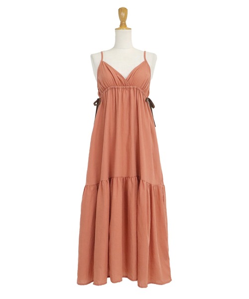 BLUEEAST(ブルーイースト)の「《お気に入り1.4万人突破!/新色追加》チェック柄サイドリボンキャミワンピース(ワンピース・レディース・ブルー/ベージュ/ネイビー/ブルー系/オレンジ系/ブラウン/ブラック/ブルーグレー・MEDIUM)」の21枚目の写真