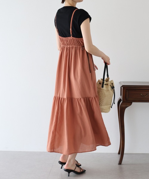 BLUEEAST（ブルーイースト）の「チェック柄サイドリボンキャミ