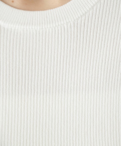 N.（N. Natural Beauty Basic）（エヌエヌナチュラルビューティーベーシック）の「アメスリタンク×シアーカーディガンセット（アンサンブル・レディース・オフホワイト/チャコールグレー/ブルー・MEDIUM）」の18枚目の写真