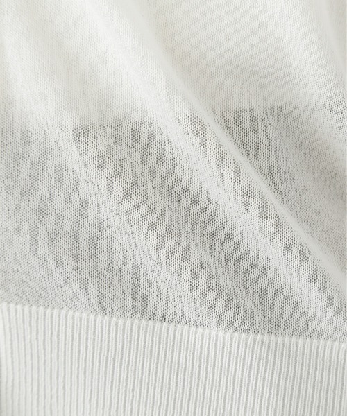 N.（N. Natural Beauty Basic）（エヌエヌナチュラルビューティーベーシック）の「アメスリタンク×シアーカーディガンセット（アンサンブル・レディース・オフホワイト/チャコールグレー/ブルー・MEDIUM）」の19枚目の写真