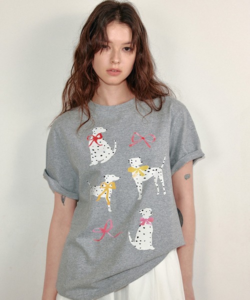 tシャツ ドッグデザインプリントT FC25S183「Fano Studios」「2025SS」 レディース メンズ ドッグデザインプリントT FC25S183【Fano Studios】【2025SS