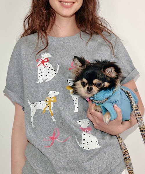 tシャツ ドッグデザインプリントT FC25S183「Fano Studios」「2025SS」 レディース メンズ ドッグデザインプリントT FC25S183【Fano Studios】【2025SS