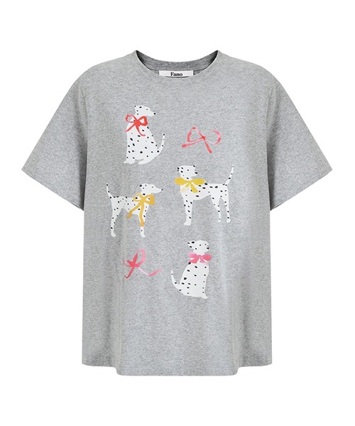 tシャツ ドッグデザインプリントT FC25S183「Fano Studios」「2025SS」 レディース メンズ ドッグデザインプリントT FC25S183【Fano Studios】【2025SS