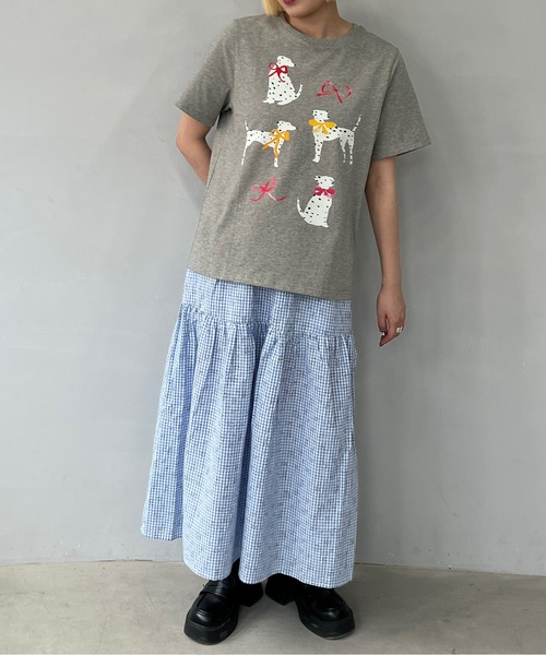 tシャツ ドッグデザインプリントT FC25S183「Fano Studios」「2025SS」 レディース メンズ ドッグデザインプリントT FC25S183【Fano Studios】【2025SS