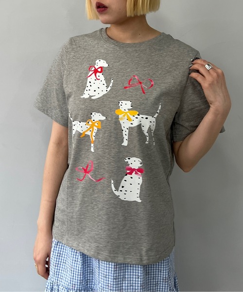 tシャツ ドッグデザインプリントT FC25S183「Fano Studios」「2025SS」 レディース メンズ ドッグデザインプリントT FC25S183【Fano Studios】【2025SS