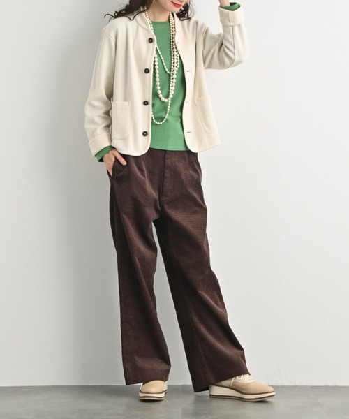 セール】ウールコットン混スタンドカラージャケット（その他アウター