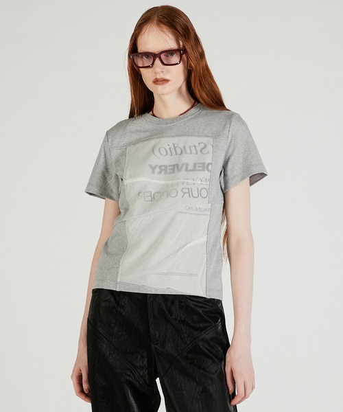 PRANK PROJECT 半袖オーバーサイズTシャツ グレー PRANK PROJECT（プランクプロジェクト）の「FREAK-Tシャツ / FREAK Tee