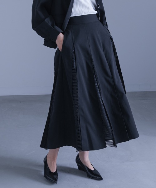 【BADDIARY】ウールフレアスカート♡ baddiary]ファッション通販-DHOLIC