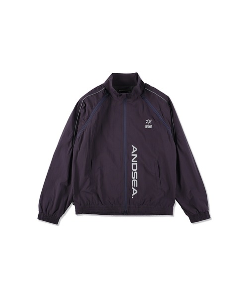 WIND AND SEA(ウィンダンシー)の「Piping 2Way Track Jacket(ナイロンジャケット・メンズ・チャコールグレー/ブラック・SMALL/MEDIUM/X-LARGE/LARGE)」の6枚目の写真