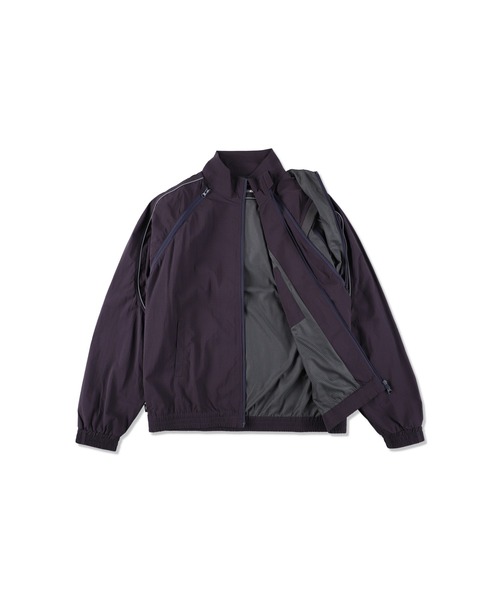 WIND AND SEA(ウィンダンシー)の「Piping 2Way Track Jacket(ナイロンジャケット・メンズ・チャコールグレー/ブラック・SMALL/MEDIUM/X-LARGE/LARGE)」の3枚目の写真