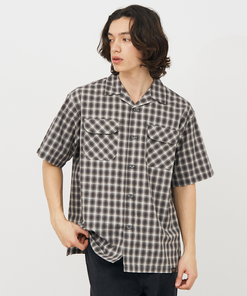 PENDLETON(ペンドルトン)の「【PENDLETON/ペンドルトン】Open Collar Shirt/オープンカラーシャツ/ユニセックス(シャツ/ブラウス・メンズ・ブルー系その他/ピンク系その他/グレー系その他・M/L)」の2枚目の写真
