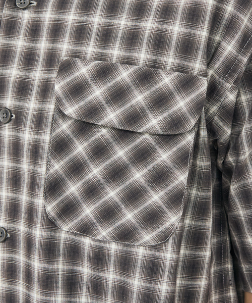 PENDLETON(ペンドルトン)の「【PENDLETON/ペンドルトン】Open Collar Shirt/オープンカラーシャツ/ユニセックス(シャツ/ブラウス・メンズ・ブルー系その他/ピンク系その他/グレー系その他・M/L)」の12枚目の写真