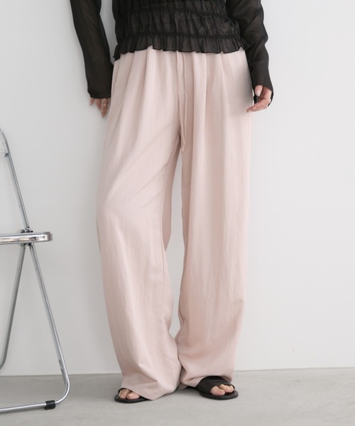 Aunt Marie's(アントマリーズ)の「イージーカラースラックスパンツ / サイズ展開あり(スラックス・レディース・ブラック/ピンク/ネイビー/グリーン・MEDIUM/LARGE)」の19枚目の写真