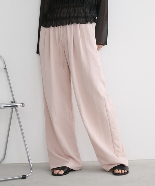 Aunt Marie's(アントマリーズ)の「イージーカラースラックスパンツ / サイズ展開あり(スラックス・レディース・ブラック/ピンク/ネイビー/グリーン・MEDIUM/LARGE)」の22枚目の写真