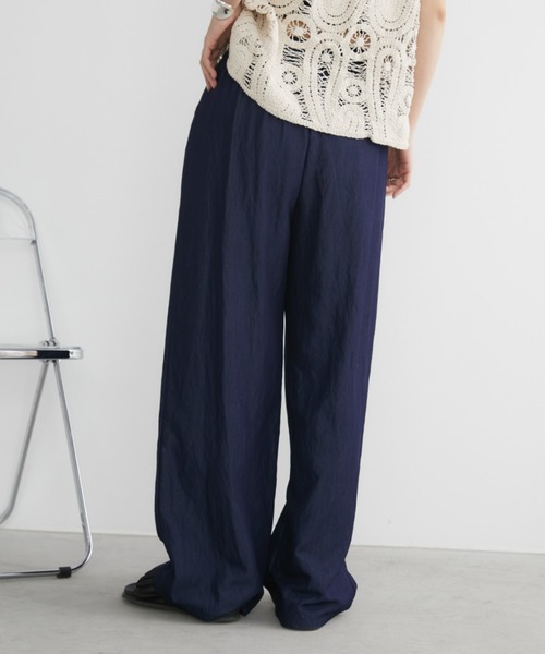 Aunt Marie's(アントマリーズ)の「イージーカラースラックスパンツ / サイズ展開あり(スラックス・レディース・ブラック/ピンク/ネイビー/グリーン・MEDIUM/LARGE)」の15枚目の写真