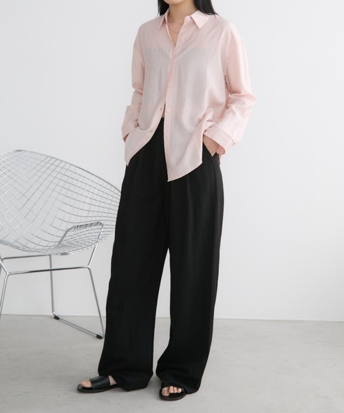 Aunt Marie's(アントマリーズ)の「イージーカラースラックスパンツ / サイズ展開あり(スラックス・レディース・ブラック/ピンク/ネイビー/グリーン・MEDIUM/LARGE)」の13枚目の写真