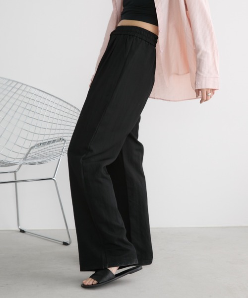 Aunt Marie's(アントマリーズ)の「イージーカラースラックスパンツ / サイズ展開あり(スラックス・レディース・ブラック/ピンク/ネイビー/グリーン・MEDIUM/LARGE)」の9枚目の写真