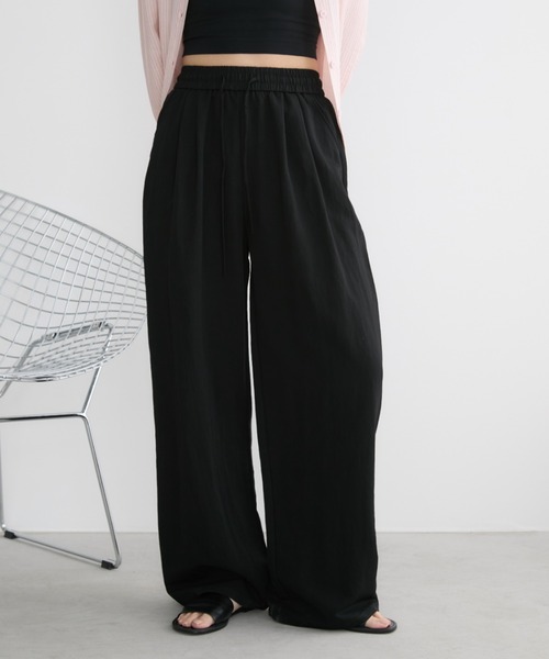 Aunt Marie's(アントマリーズ)の「イージーカラースラックスパンツ / サイズ展開あり(スラックス・レディース・ブラック/ピンク/ネイビー/グリーン・MEDIUM/LARGE)」の6枚目の写真