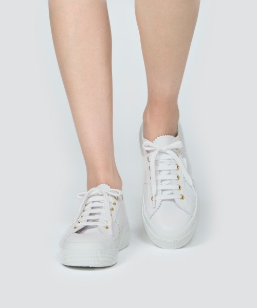 PELLICO（ペリーコ）の「【PELLICO×SUPERGA】 撥水 スニーカー 3.5cm WHITE（スニーカー・レディース・ホワイト・38/39/41/37/36/35/40）」の5枚目の写真