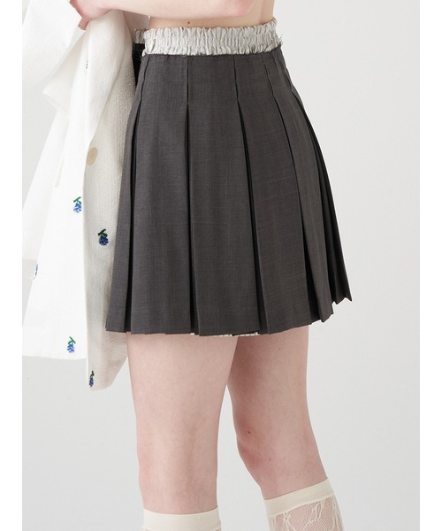 FURFUR（ファーファー）の「プリーツスカショーパン（その他パンツ・レディース・チャコールグレー/ブラック/ライトベージュ・FREE）」の11枚目の写真