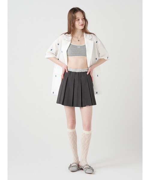 FURFUR（ファーファー）の「プリーツスカショーパン（その他パンツ・レディース・チャコールグレー/ブラック/ライトベージュ・FREE）」の14枚目の写真