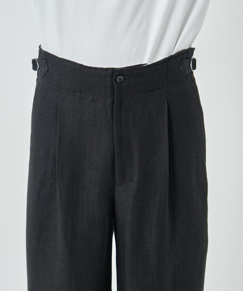 markaware(マーカウェア)の「【markaware/marka】DANISH ARMY TROUSERS(スラックス・メンズ・ブラック/アイボリー・2/1)」の21枚目の写真