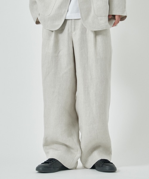 markaware(マーカウェア)の「【markaware/marka】DANISH ARMY TROUSERS(スラックス・メンズ・ブラック/アイボリー・2/1)」の10枚目の写真