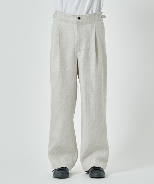 markaware(マーカウェア)の「【markaware/marka】DANISH ARMY TROUSERS(スラックス・メンズ・ブラック/アイボリー・2/1)」の11枚目の写真