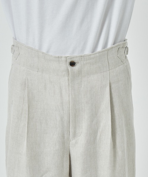 markaware(マーカウェア)の「【markaware/marka】DANISH ARMY TROUSERS(スラックス・メンズ・ブラック/アイボリー・2/1)」の5枚目の写真