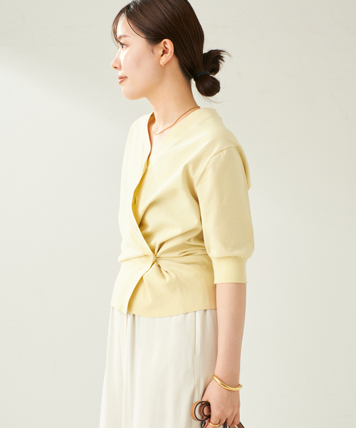 25SS超美品❄R’IAM WRAP カーディガン　 プラージュ R'IAM WRAP カーディガン（カーディガン）｜Plage（プラージュ