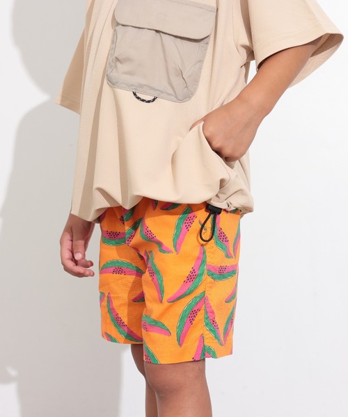 Ocean&Ground(オーシャン&グラウンド)の「アイランドショーツ(その他パンツ・キッズ・マルチ/エメラルド/ベージュ/オレンジ・140/110/120/80/130/90/100)」の3枚目の写真