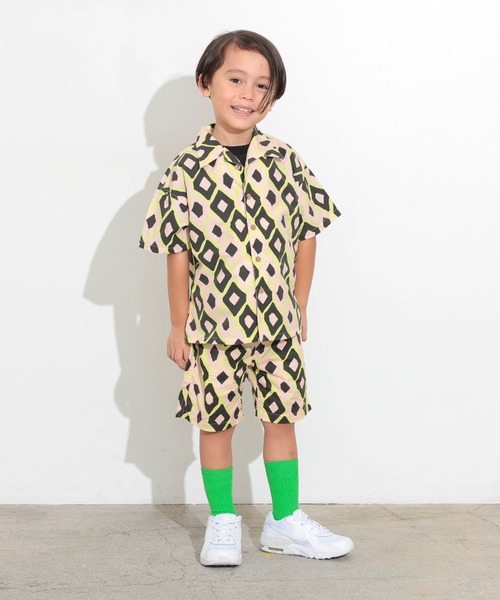 Ocean&Ground(オーシャン&グラウンド)の「アイランドショーツ(その他パンツ・キッズ・マルチ/エメラルド/ベージュ/オレンジ・140/110/120/80/130/90/100)」の5枚目の写真