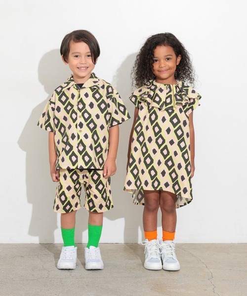 Ocean&Ground(オーシャン&グラウンド)の「アイランドショーツ(その他パンツ・キッズ・マルチ/エメラルド/ベージュ/オレンジ・140/110/120/80/130/90/100)」の15枚目の写真