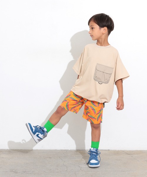 Ocean&Ground(オーシャン&グラウンド)の「アイランドショーツ(その他パンツ・キッズ・マルチ/エメラルド/ベージュ/オレンジ・140/110/120/80/130/90/100)」の10枚目の写真