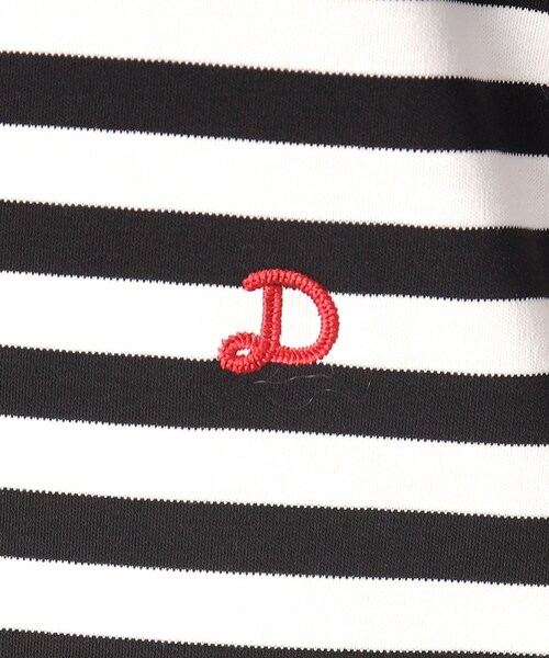 DRESSTERIOR（ドレステリア）の「【接触冷感/抗菌防臭/消臭】アイスクリアコットンボーダーノースリーブ（Tシャツ/カットソー・レディース・ブラック系2・34/36/38）」の12枚目の写真
