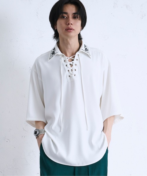 新品　刺繍トップス　イタリア製　サイズ40 楽天市場】返品交換送料無 リネン 刺繍 シアー ブラウス【鮮やか