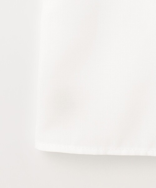 J.PRESS（ジェイプレス）の「【洗える】ノースリーブスムースジャージー フレア カットソー（Tシャツ/カットソー・レディース・ホワイト系・LARGE/MEDIUM）」の3枚目の写真