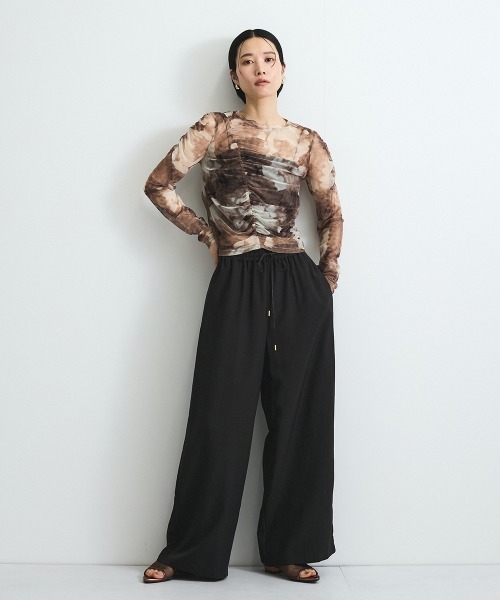VICKY(ビッキー)の「ニュアンスシアーシャーリングプルオーバー≪手洗い可能≫(Tシャツ/カットソー・レディース・ベージュ系その他/オフホワイト・M)」の3枚目の写真