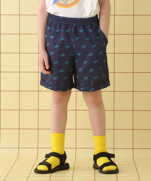 LEPSIM(レプシィム)の「【KIDS】総柄プリントショートパンツ 491635(その他パンツ・キッズ・ネイビー/ブラウン・120/140)」の2枚目の写真