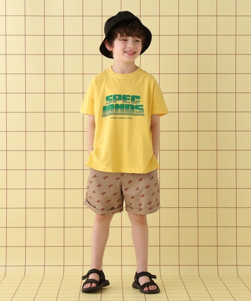 LEPSIM(レプシィム)の「【KIDS】総柄プリントショートパンツ 491635(その他パンツ・キッズ・ネイビー/ブラウン・120/140)」の3枚目の写真