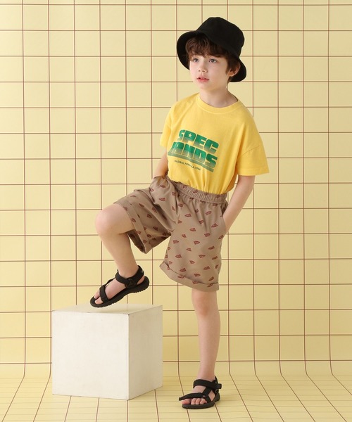 LEPSIM(レプシィム)の「【KIDS】総柄プリントショートパンツ 491635(その他パンツ・キッズ・ネイビー/ブラウン・120/140)」の5枚目の写真