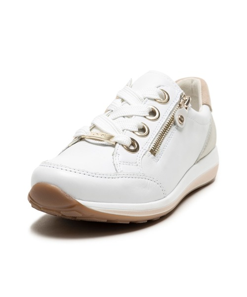 ara（アラ）の「ara/ [12-34587] OSAKA-HIGHSOFT WEISS,WEISSGOLD/CAMEL（スニーカー・レディース・ホワイト・5.5/2.5/6/6.5/5/7/7.5/3/3.5/4/4.5）」の4枚目の写真