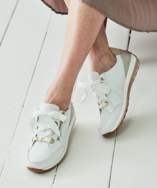 ara（アラ）の「ara/ [12-34587] OSAKA-HIGHSOFT WEISS,WEISSGOLD/CAMEL（スニーカー・レディース・ホワイト・5.5/2.5/6/6.5/5/7/7.5/3/3.5/4/4.5）」の17枚目の写真