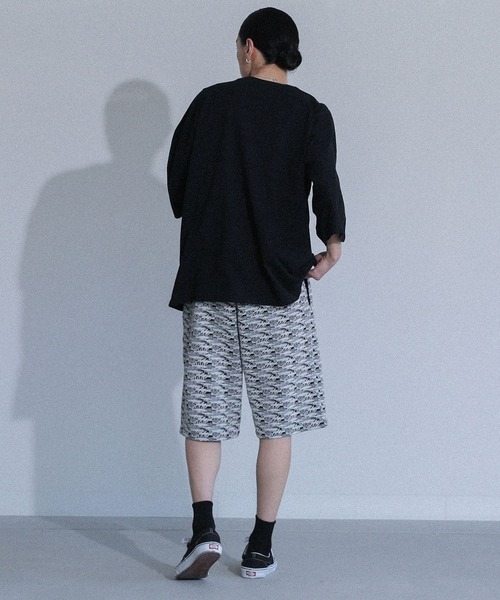 MDR（エムディアール）の「幾何学模様ジャカードイージーショーツ（その他パンツ・メンズ・ホワイト/ブラウン・M/L）」の9枚目の写真