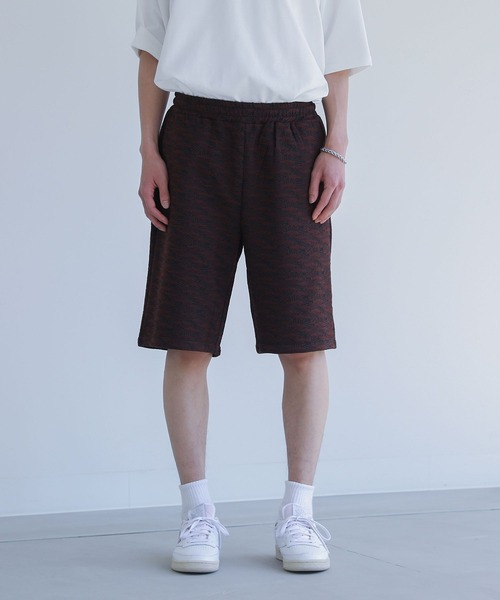 MDR（エムディアール）の「幾何学模様ジャカードイージーショーツ（その他パンツ・メンズ・ホワイト/ブラウン・M/L）」の15枚目の写真