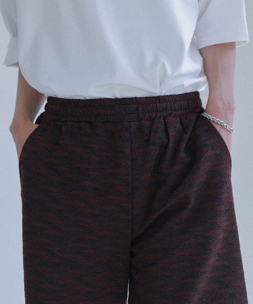 MDR（エムディアール）の「幾何学模様ジャカードイージーショーツ（その他パンツ・メンズ・ホワイト/ブラウン・M/L）」の18枚目の写真